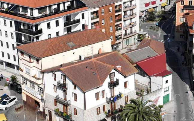Vista de la localidad de Orio.