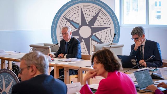 Iñigo Urkullu, durante la jornada de trabajo centrada en el impulso de un multilateralismo subestatal.