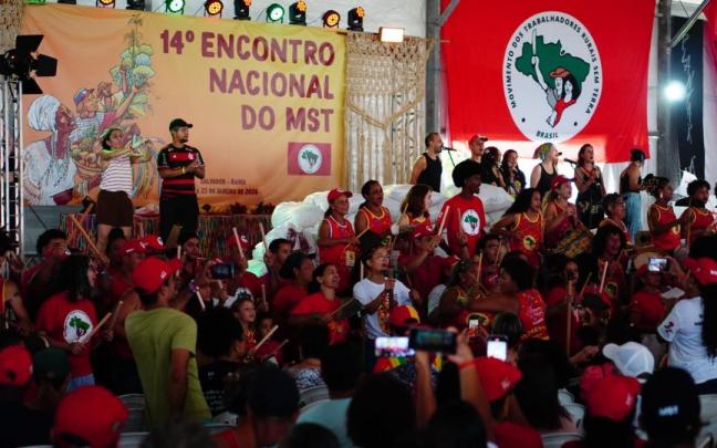 Encuentro Nacional del Movimiento de los Trabajadores Rurales Sin Tierra (MST).