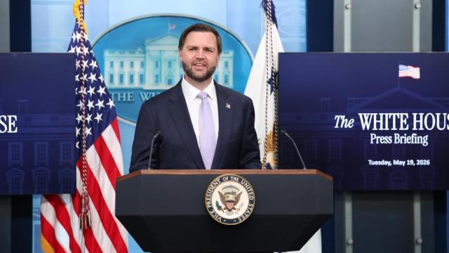 JD Vance, durante su comparecencia.