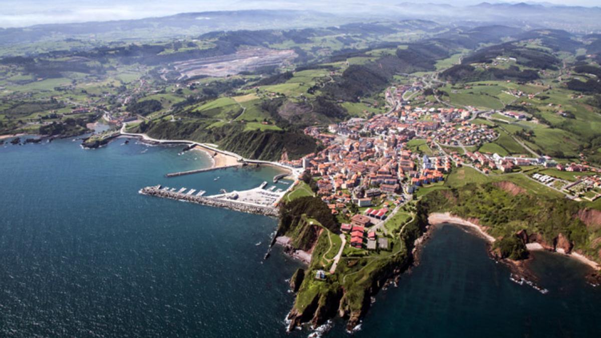 Panorámica de Candás (Asturias)