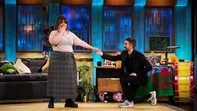 Lalachus con David Broncano en 'La revuelta'