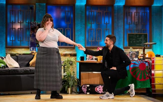 Lalachus con David Broncano en 'La revuelta'