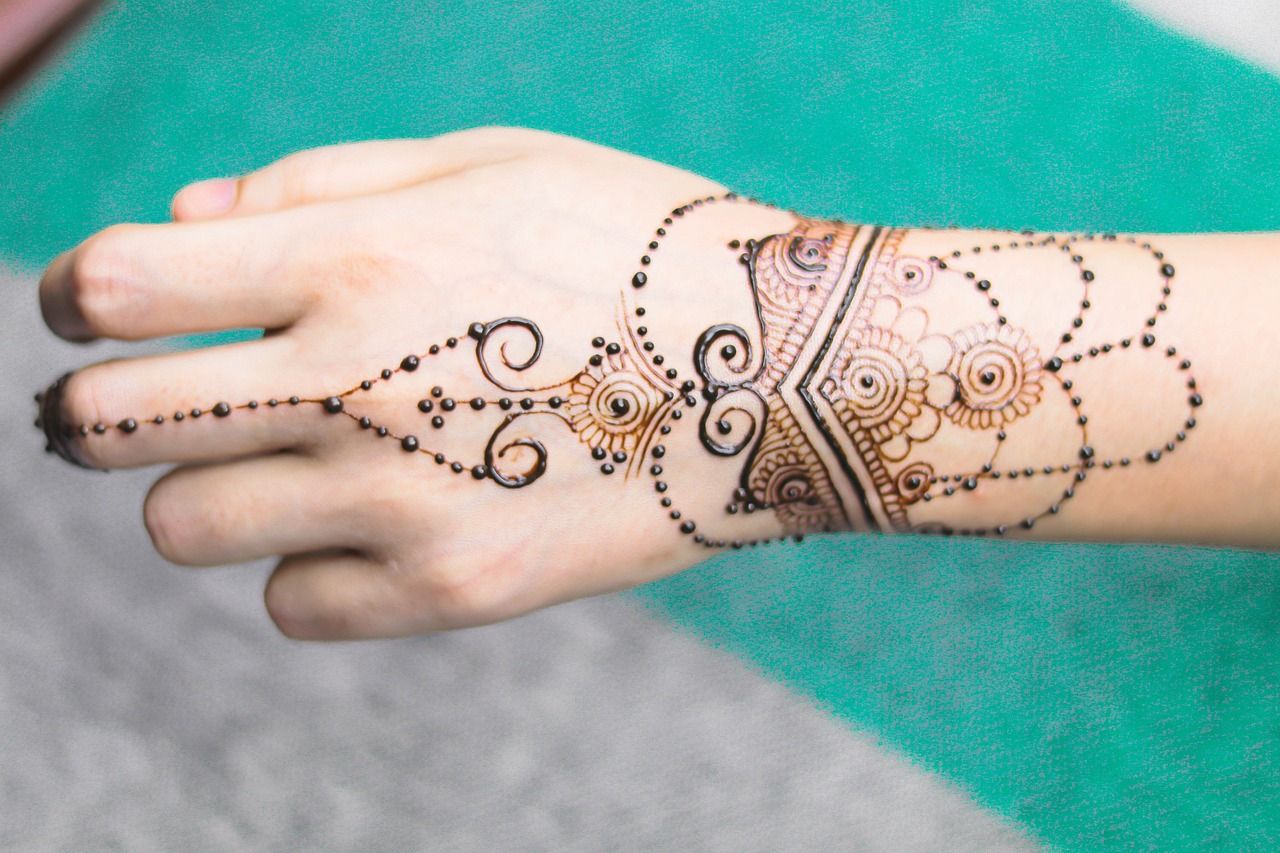 Ejemplo de tatuaje de henna