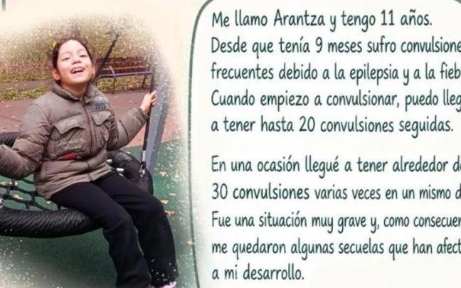 Arantza castillo Velazco sufre epilepsia desde los 9 meses