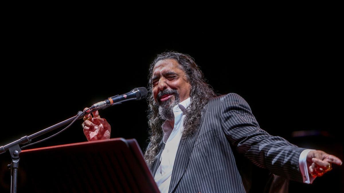 El cantaor flamenco Diego ‘El Cigala’, durante un concierto