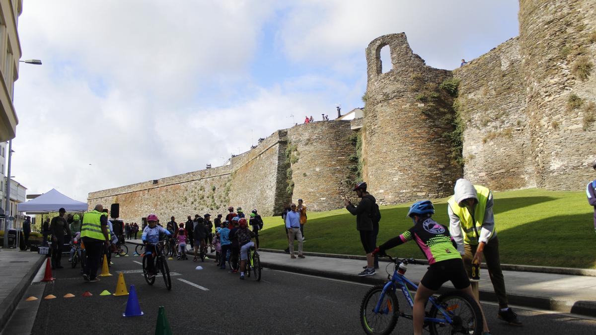 La muralla de Lugo, en una imagen de archivo.