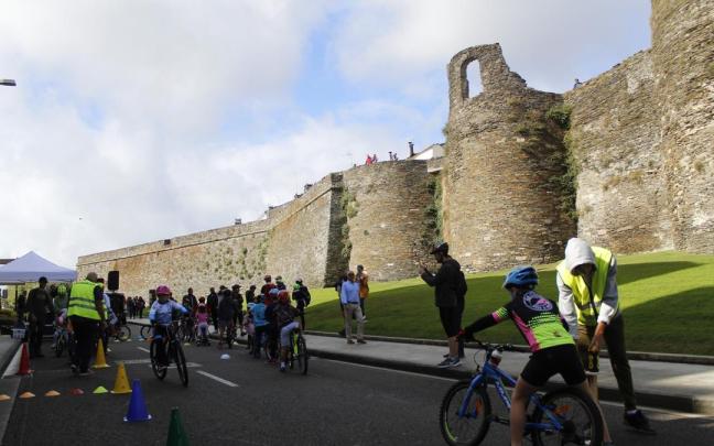 La muralla de Lugo, en una imagen de archivo.