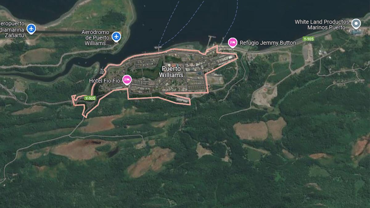 Imagen de la zona afectada por el terremoto en Chile.