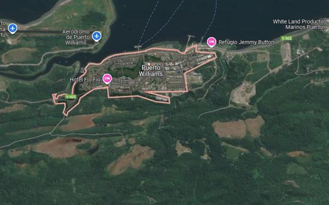 Imagen de la zona afectada por el terremoto en Chile. / Google Imagen de la zona afectada por el terremoto en Chile.