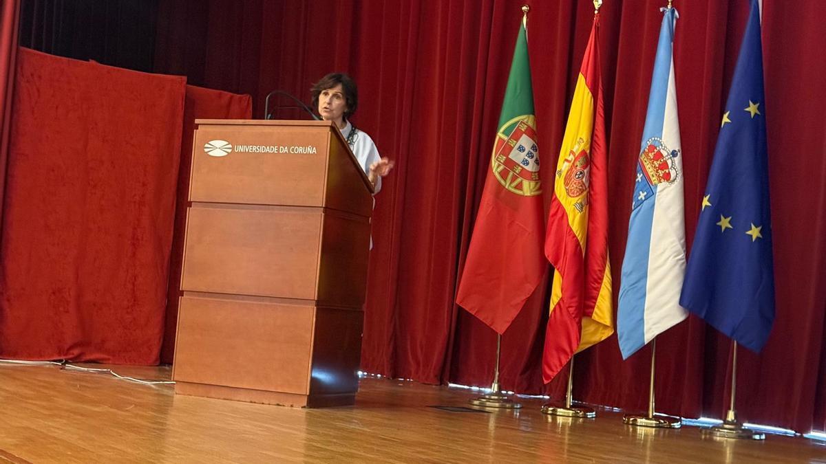 La directora general de la fundación eAtlantic Fundazioa, Marian Elorza