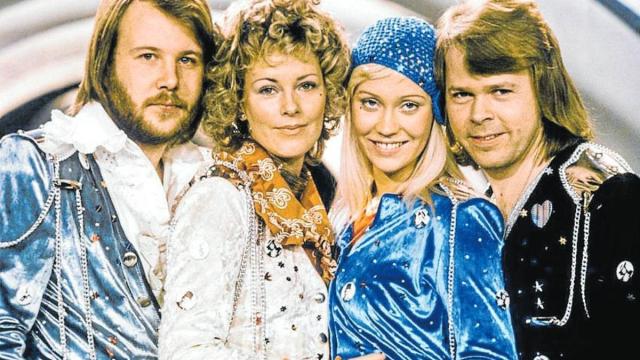 Los cuatro componentes de ABBA.