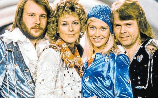 Los cuatro componentes de ABBA.