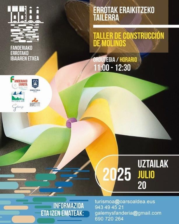 Cartel de la actividad especial de julio