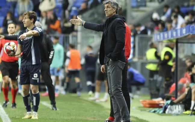 Imanol, en un partido anterior. / DANIEL PÉREZ