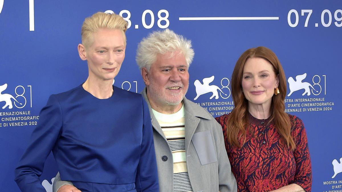 Almodóvar estrena su primer film en inglés en Venecia