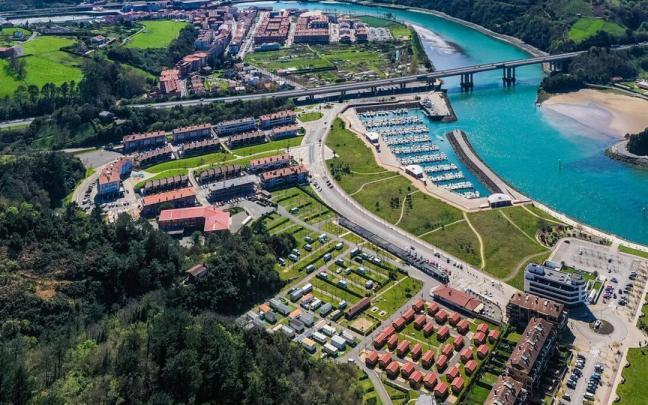 Plano aéreo de Orio.