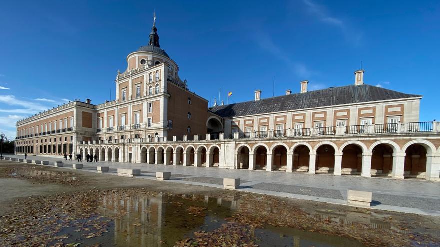 Fachada sur del Palacio Real de Aranjuez.