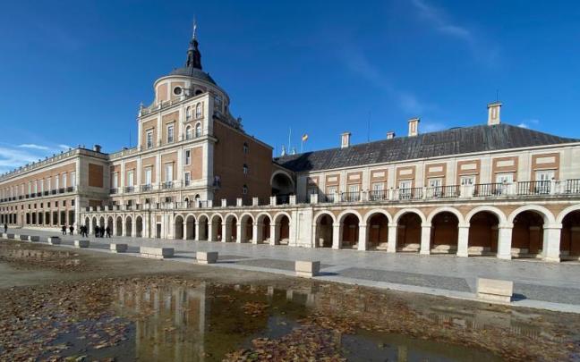 Fachada sur del Palacio Real de Aranjuez.