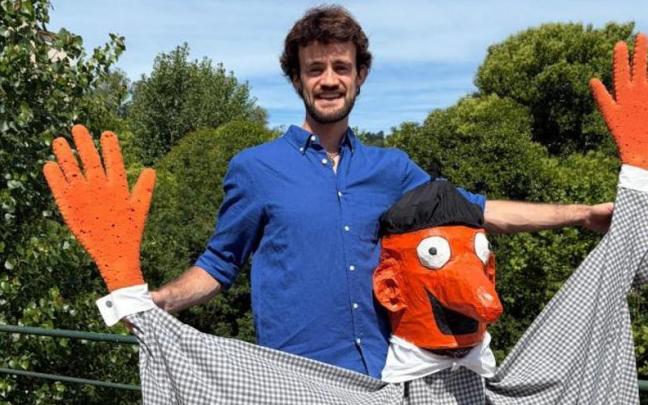 Zipotz, el alegre y colorido personaje festivo de Orozko, dará lectura al pregón