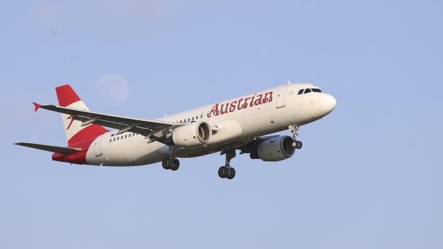 Imagen de archivo de una avión de Austrian Airlines.