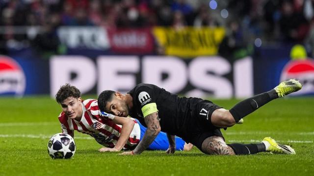 Imagen del partido entre el Atlético de Madrid y el Tottenham.