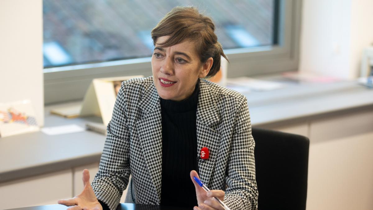 La portavoz de Sumar en el Congreso, Marta Lois.