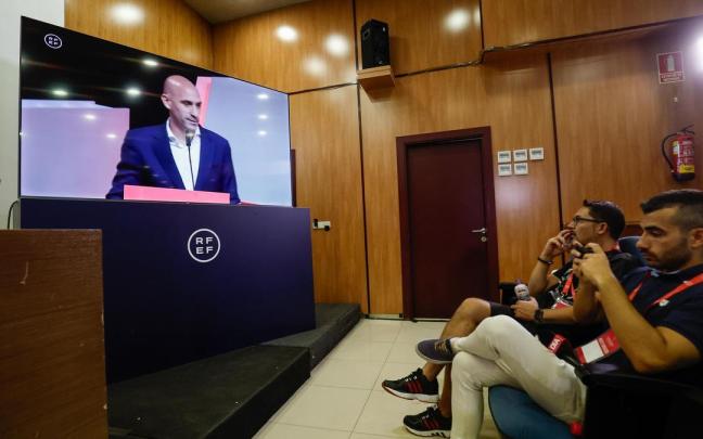 Luis Rubiales anuncia que no dimite como presidente de la RFEF en la Asamblea extraordinaria del viernes