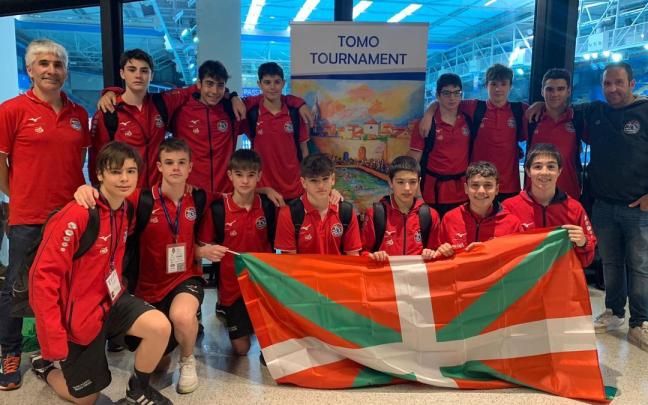 Los integrantes de la Euskal Selekzioa de waterpolo Los integrantes de la Euskal Selekzioa de waterpolo