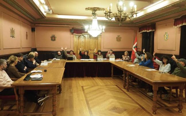 El presupuesto salió adelante con los votos de los ediles de EH Bildu, mientras el PNV optó por la abstención.