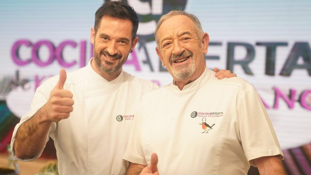Karlos Arguiñano y su hijo Joseba