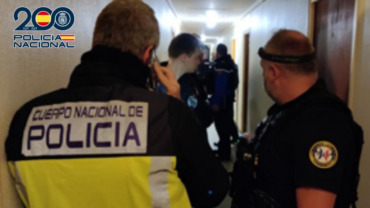 Operación conjunta entre la Policía Nacional y las fuerzas de seguridad francesas. Foto: Policía Nacional