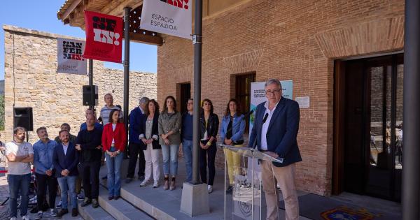 ‘Espacio SanFermIN! Espazioa’ de la cuesta de Santo Domingo. Foto: Ayuntamiento de Pamplona