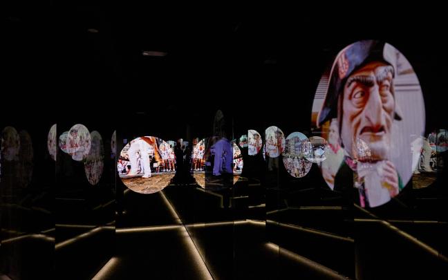 ‘Espacio SanFermIN! Espazioa’ de la cuesta de Santo Domingo. Foto: Ayuntamiento de Pamplona