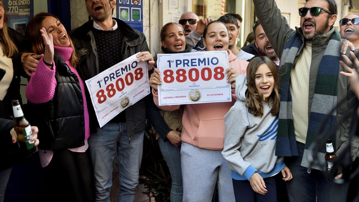 Agraciados con el Primer Premio de la Lotería de Navidad