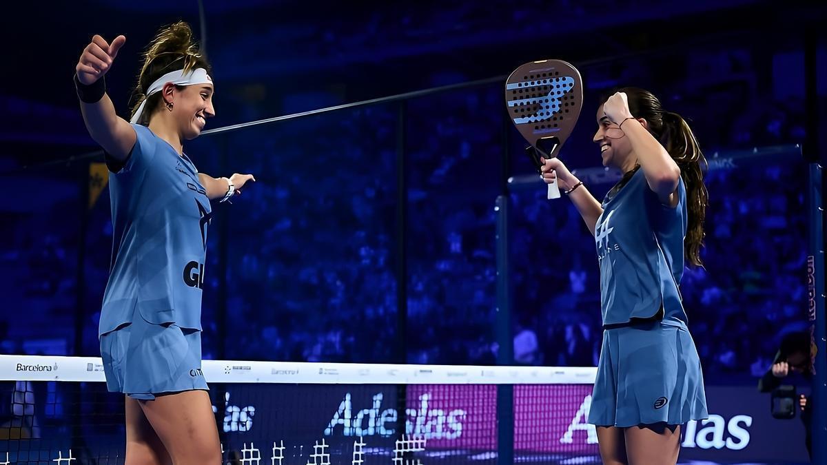 Bea González y Claudia Fernández, en la final del Premier Padel Tour del año pasado.