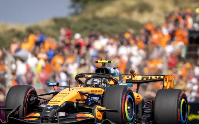 Lando Norris en el Gran Premio de Zandvoort.