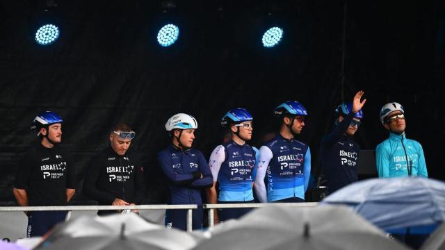 Israel-Premier Tech, en la Clásica Súper 8 que se disputa en Bélgica.