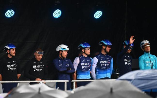 Israel-Premier Tech, en la Clásica Súper 8 que se disputa en Bélgica.