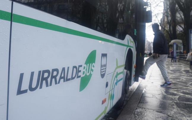 Un autobús de Lurraldebus