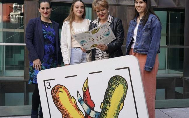 Presentación de la revista "Deportistas de Oro" con la presencia de Mireia Vizuete, Ana del Val y Maite Ortiz de Mendibil
