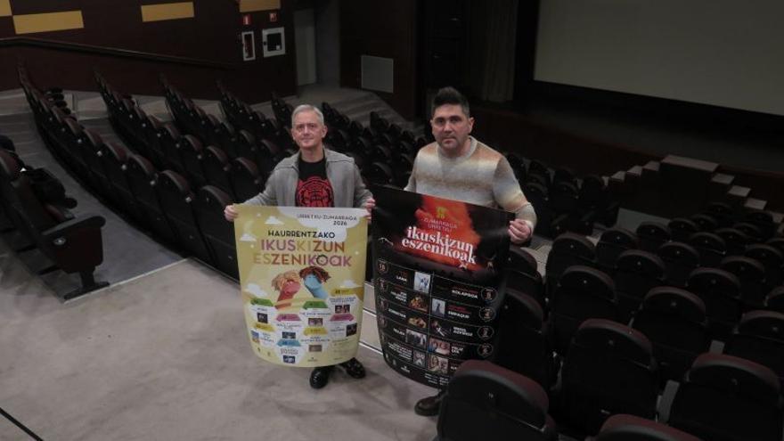 Urretxuko eta Zumarragako alkatea, Zelai Arizti aretoan.