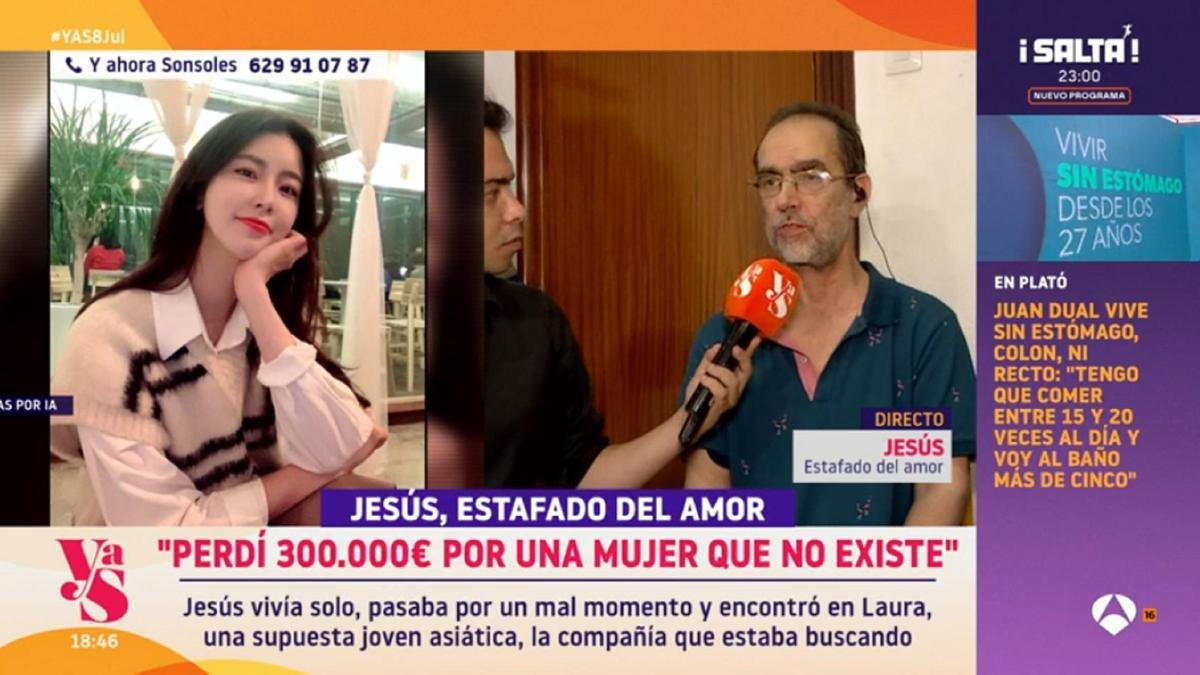 Jesús, vecino de Barakaldo, no estaba pasando por su mejor momento.