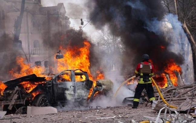 Ataque ruso en la ciudad ucraniana de Sumy