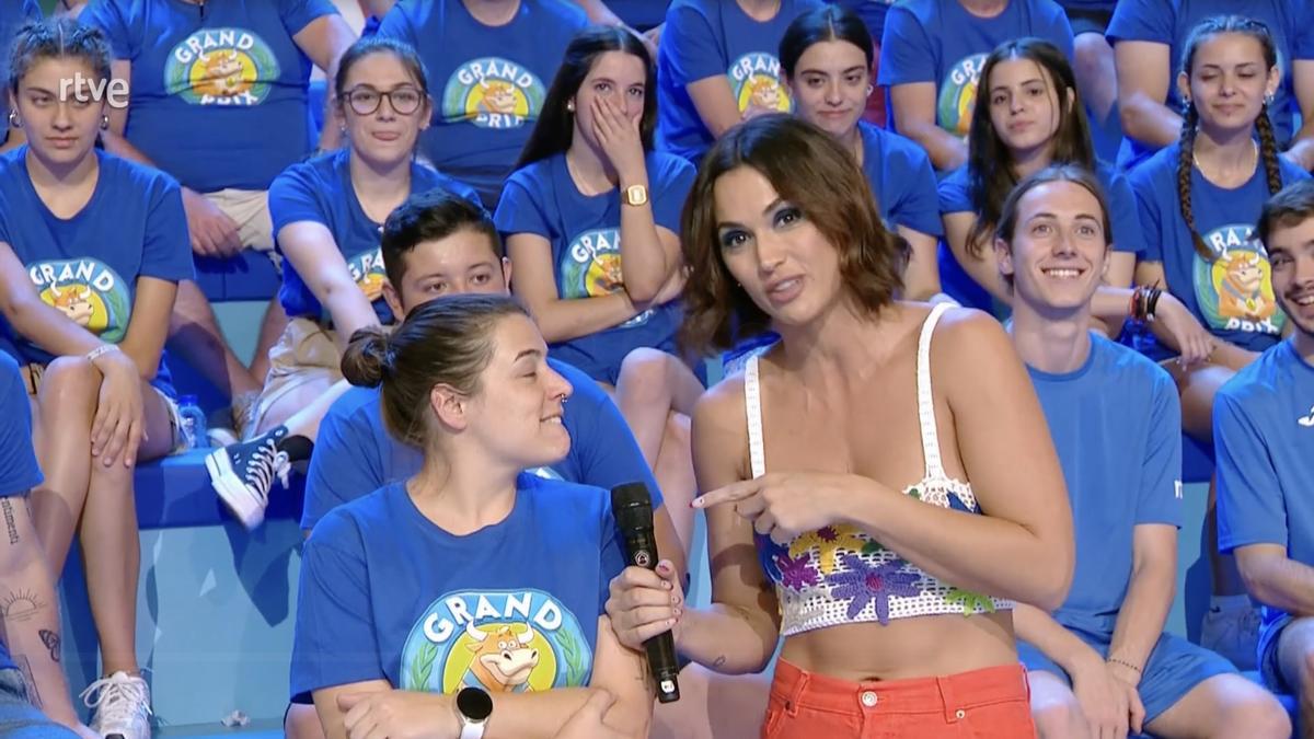 Sabela Maneiro se 'cuela' en el 'Grand Prix'