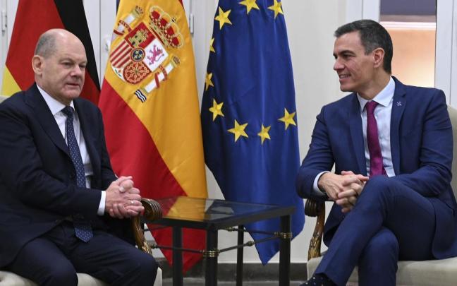 Sánchez ha mantenido este viernes un encuentro bilateral con el canciller federal de Alemania, Olaf Scholz, en la sede de la Subdelegación del Gobierno en Málaga.