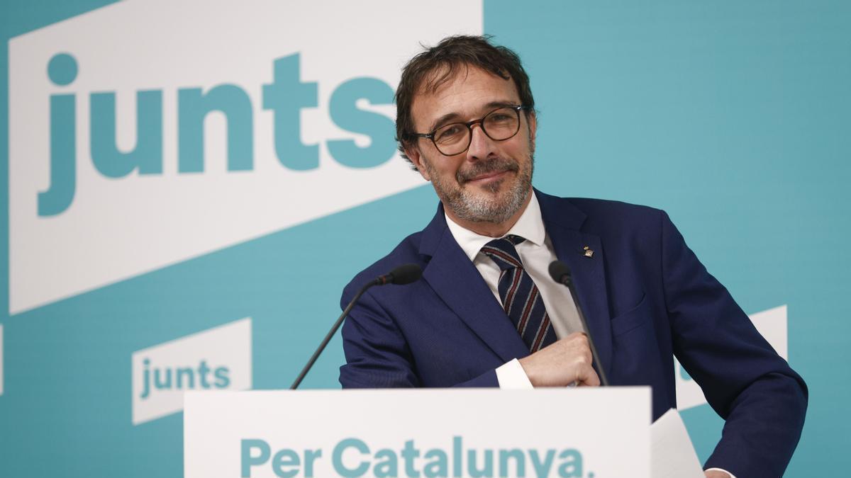 El vicepresidente y portavoz de JxCat, Josep Rius.