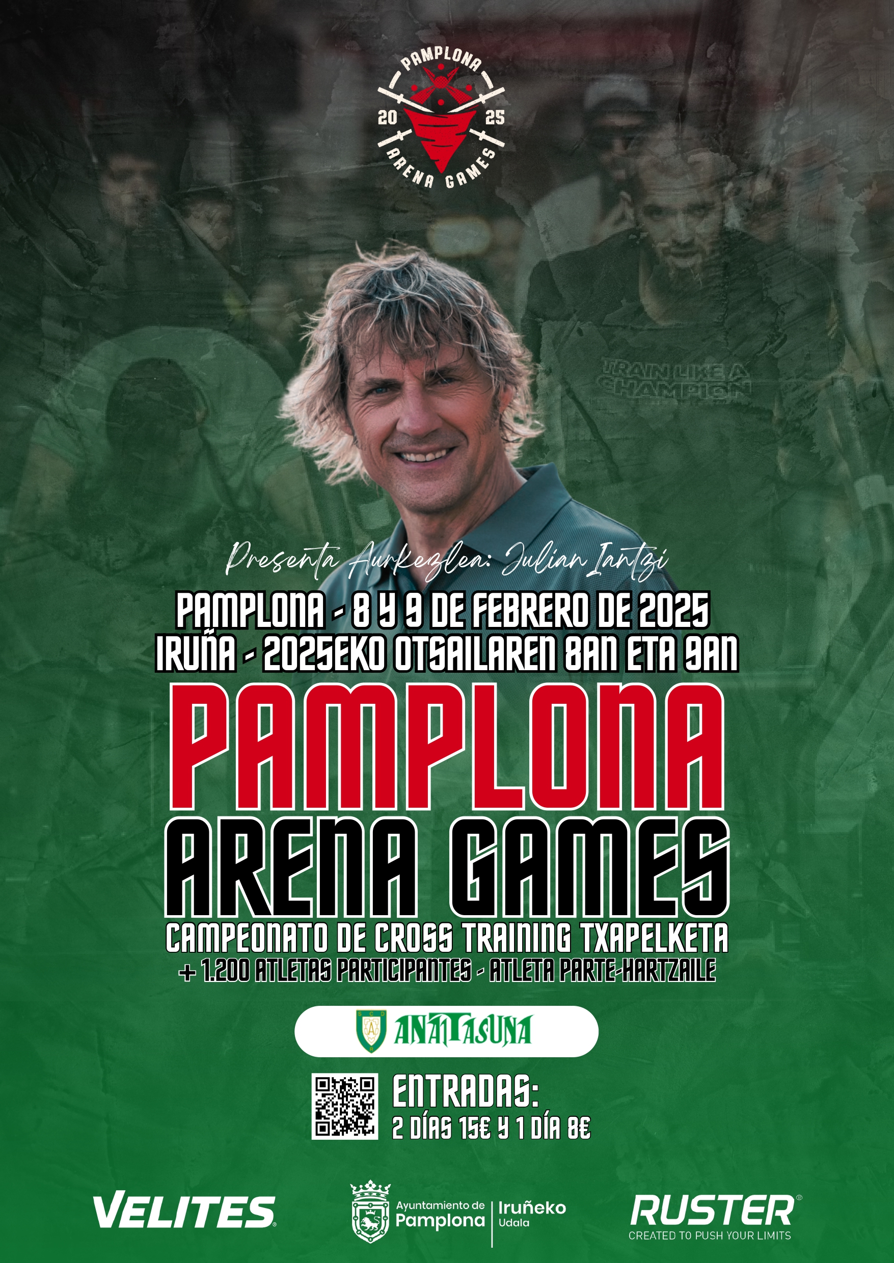 Cartel de Pamplona Arena Games 2025. PAMPLONA.ES Cartel de Pamplona Arena Games 2025. PAMPLONA.ES