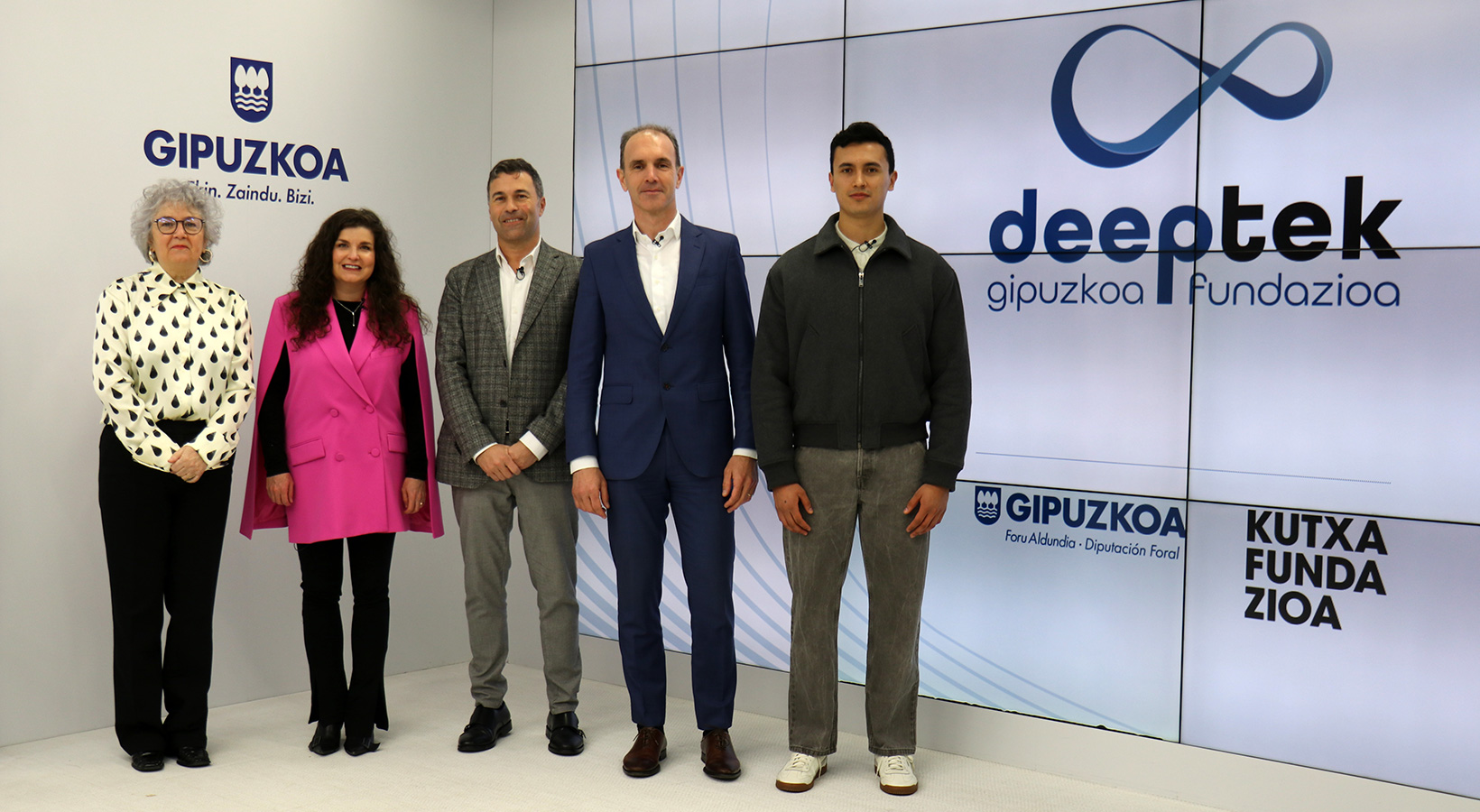 Presentación, esta mañana, de Deeptek Gipuzkoa Fundazioa