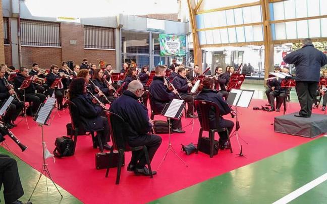 La banda de Errenteria, en el concierto de Reyes.